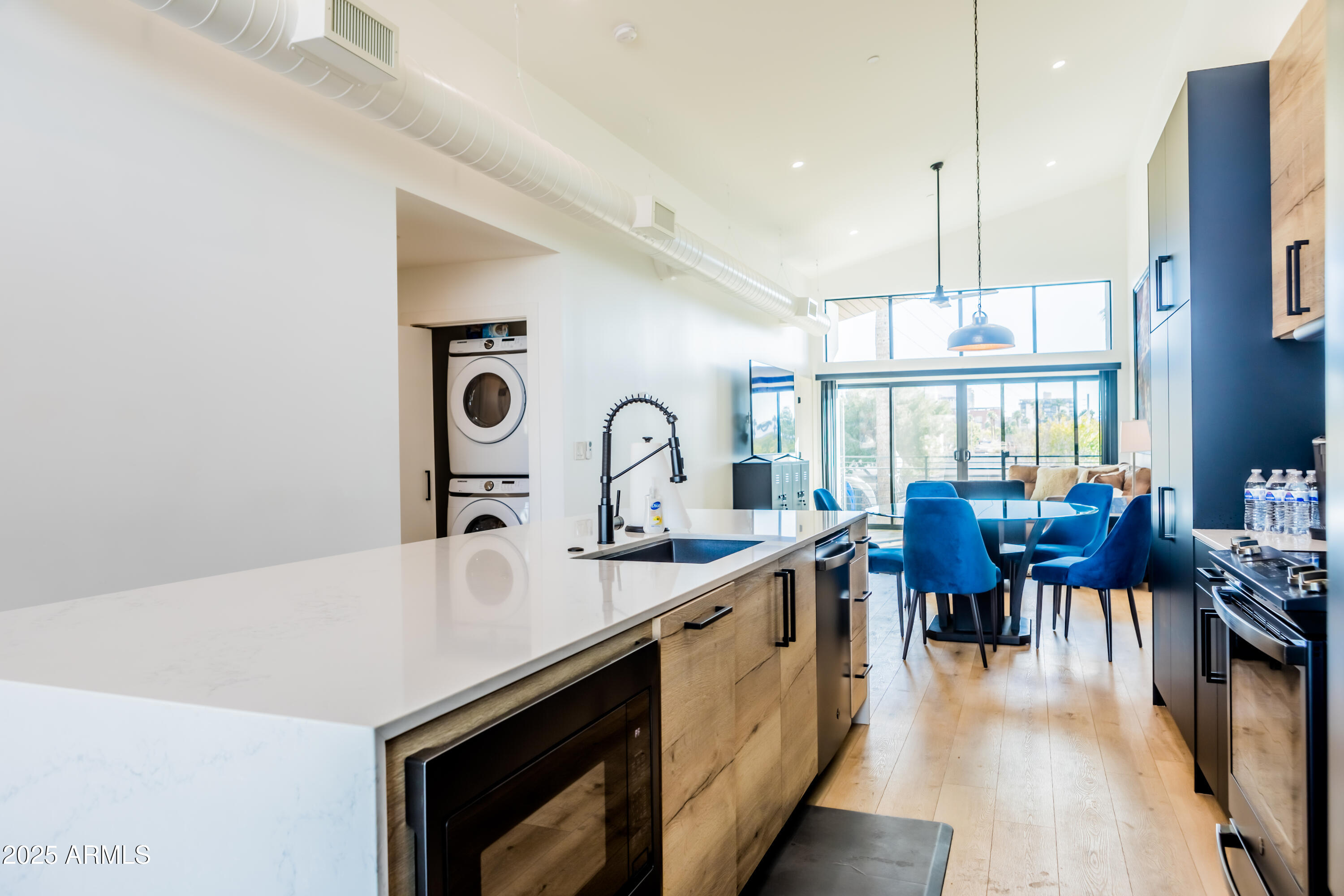 302 West Culver Street, Unit 3 Phoenix, AZ 85003 - Photo 3 of 21 a very nice looking living room with dining room and wooden floor