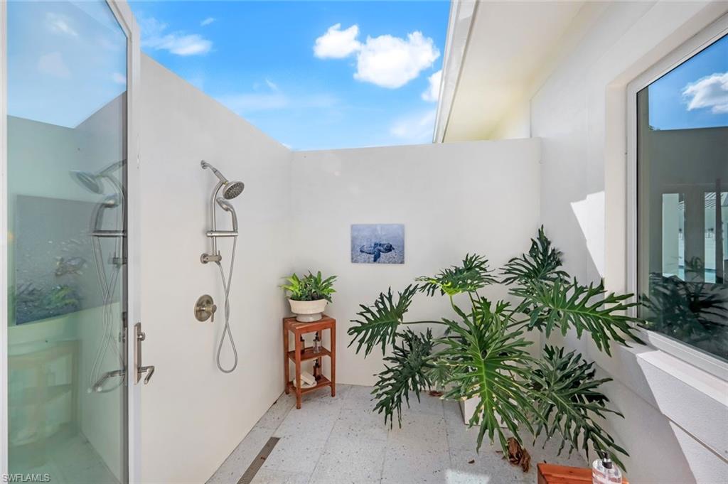 3136 Ravenna Avenue Naples, FL 34120 - Photo 32 of 50 a potted plant sitting next to a shower