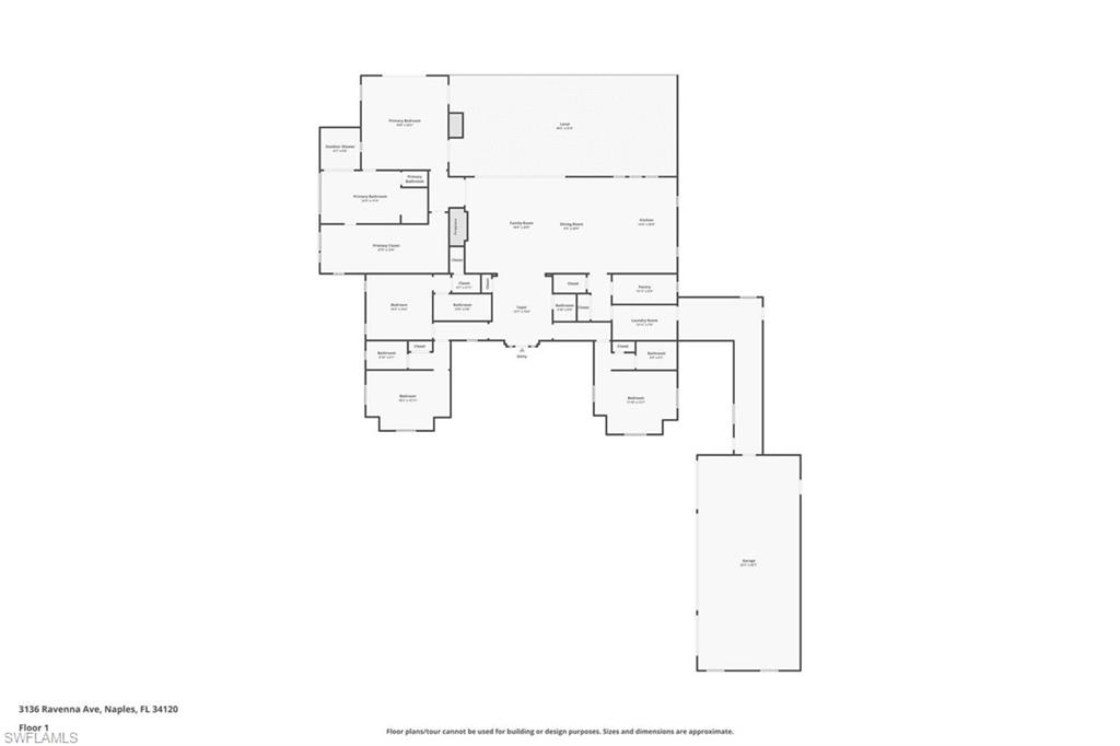 3136 Ravenna Avenue Naples, FL 34120 - Photo 50 of 50 a picture of floor plan