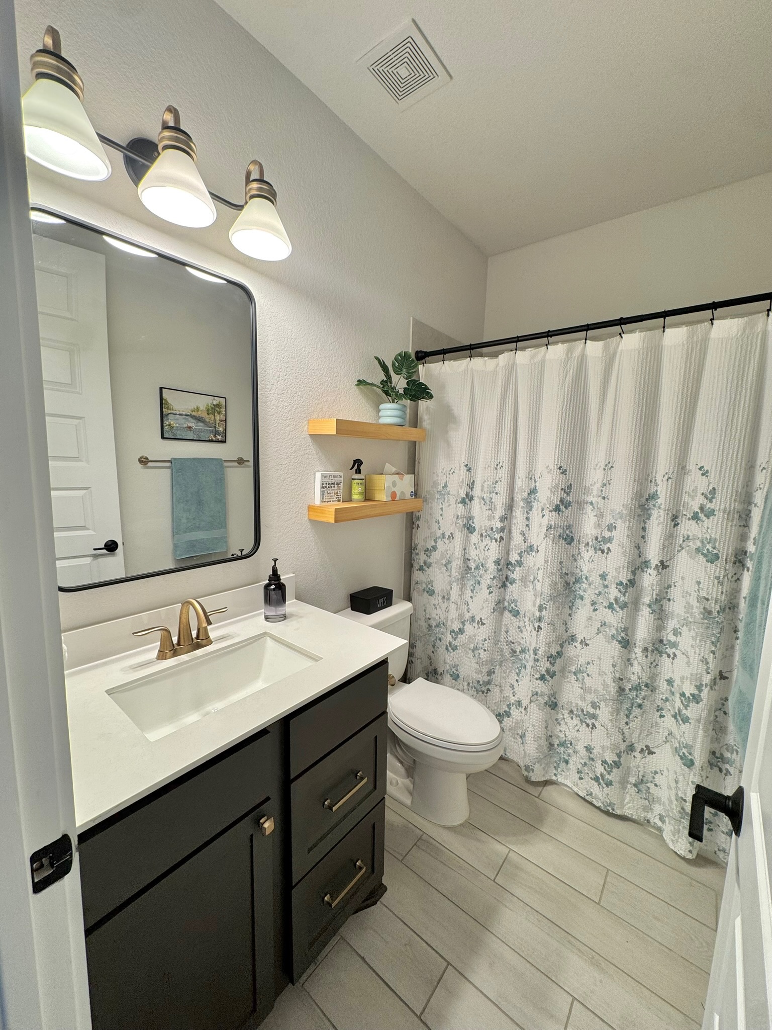 561 Cold Riv Run Kyle, TX 78640 - Photo 20 of 33 a bathroom with a sink a toilet and a mirror