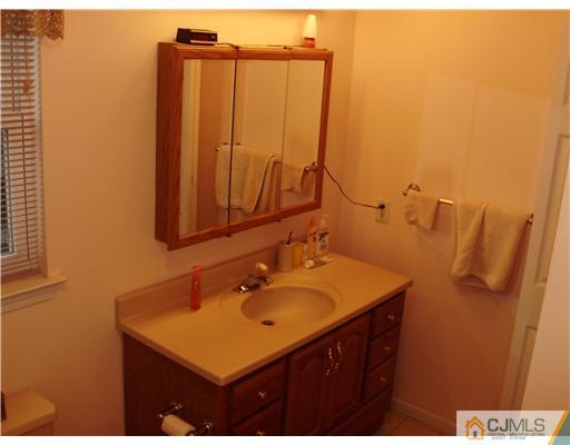 48 Woodbrook Road Edison, NJ 08820 - Photo 10 of 11 a bathroom with a sink vanity and a mirror