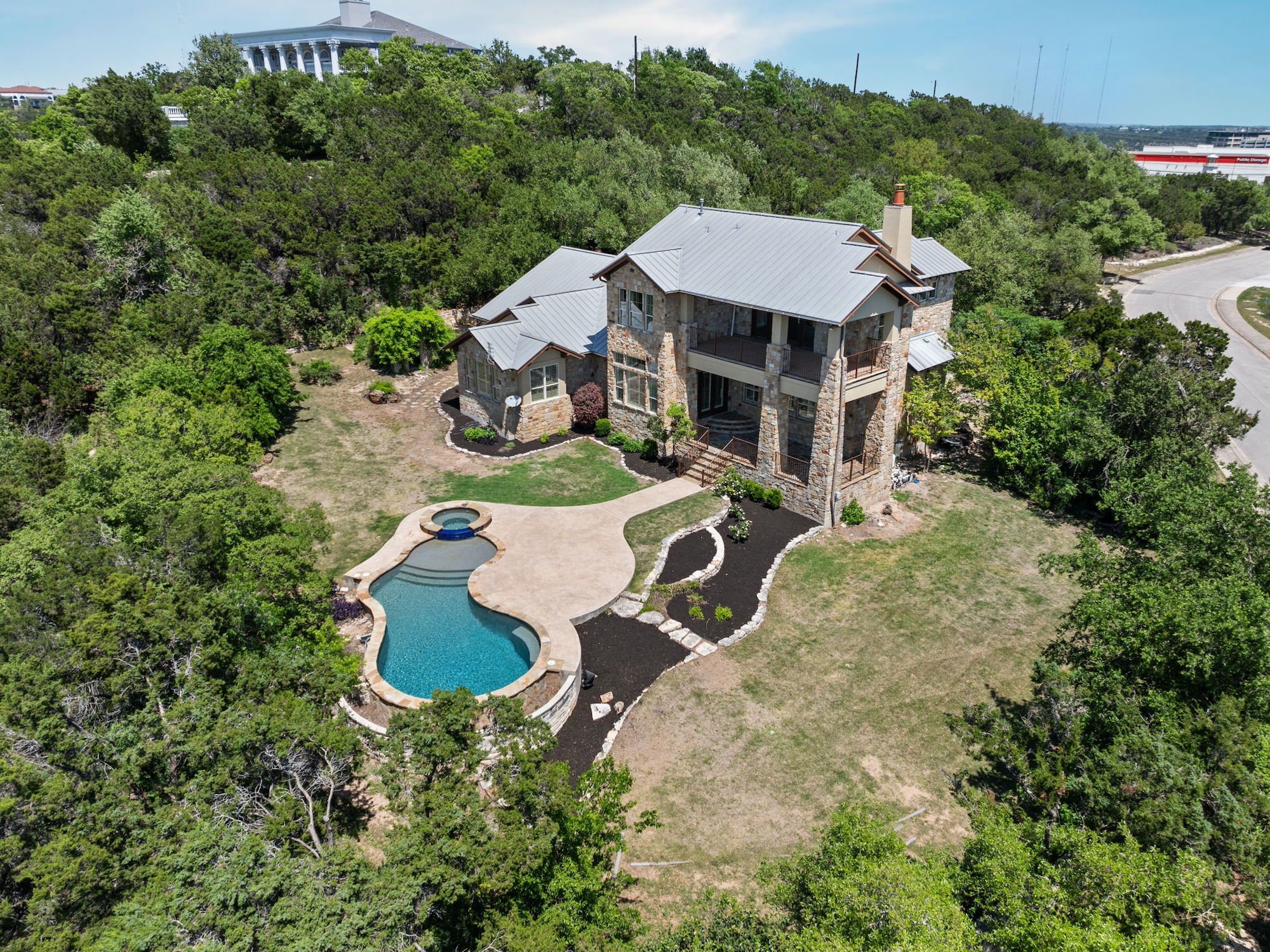 724 Stonewall Ridge Lane Austin, TX 78746 - Photo 1 of 1 Aerial view