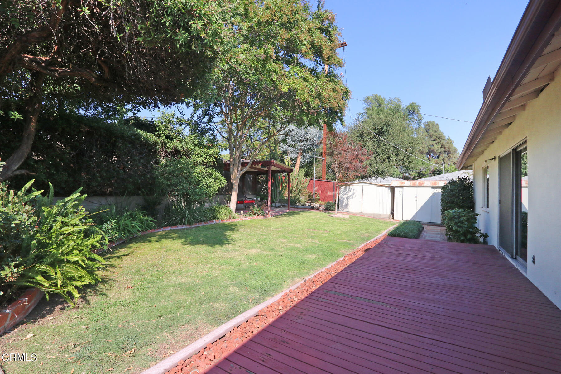 1026 Crestview Drive Pasadena, CA 91107 - Photo 24 of 29 a view of a backyard with a garden