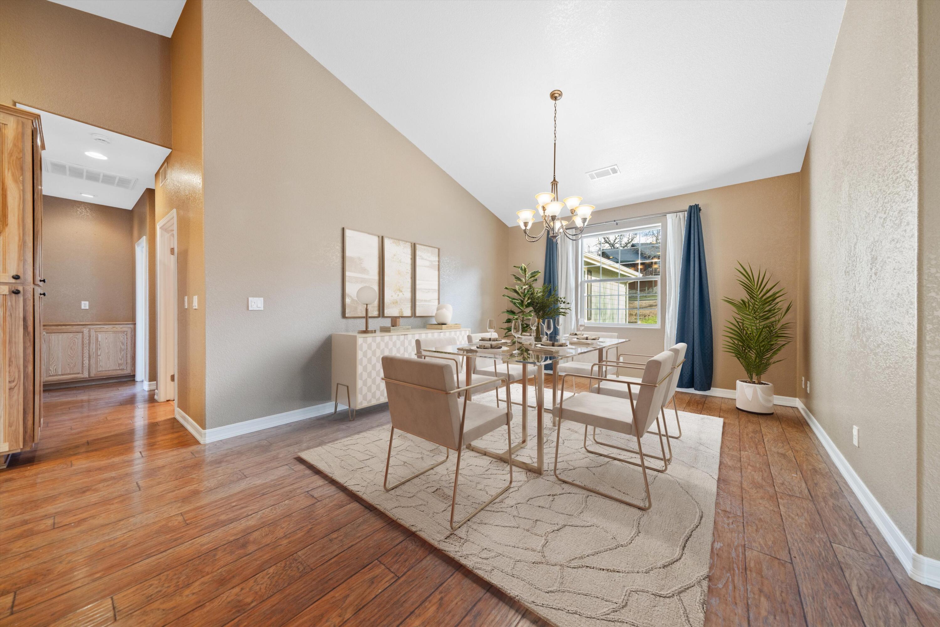 28321 Pimlico Way Tehachapi, CA 93561 - Photo 5 of 23 a view of a dining room with furniture window and wooden floor