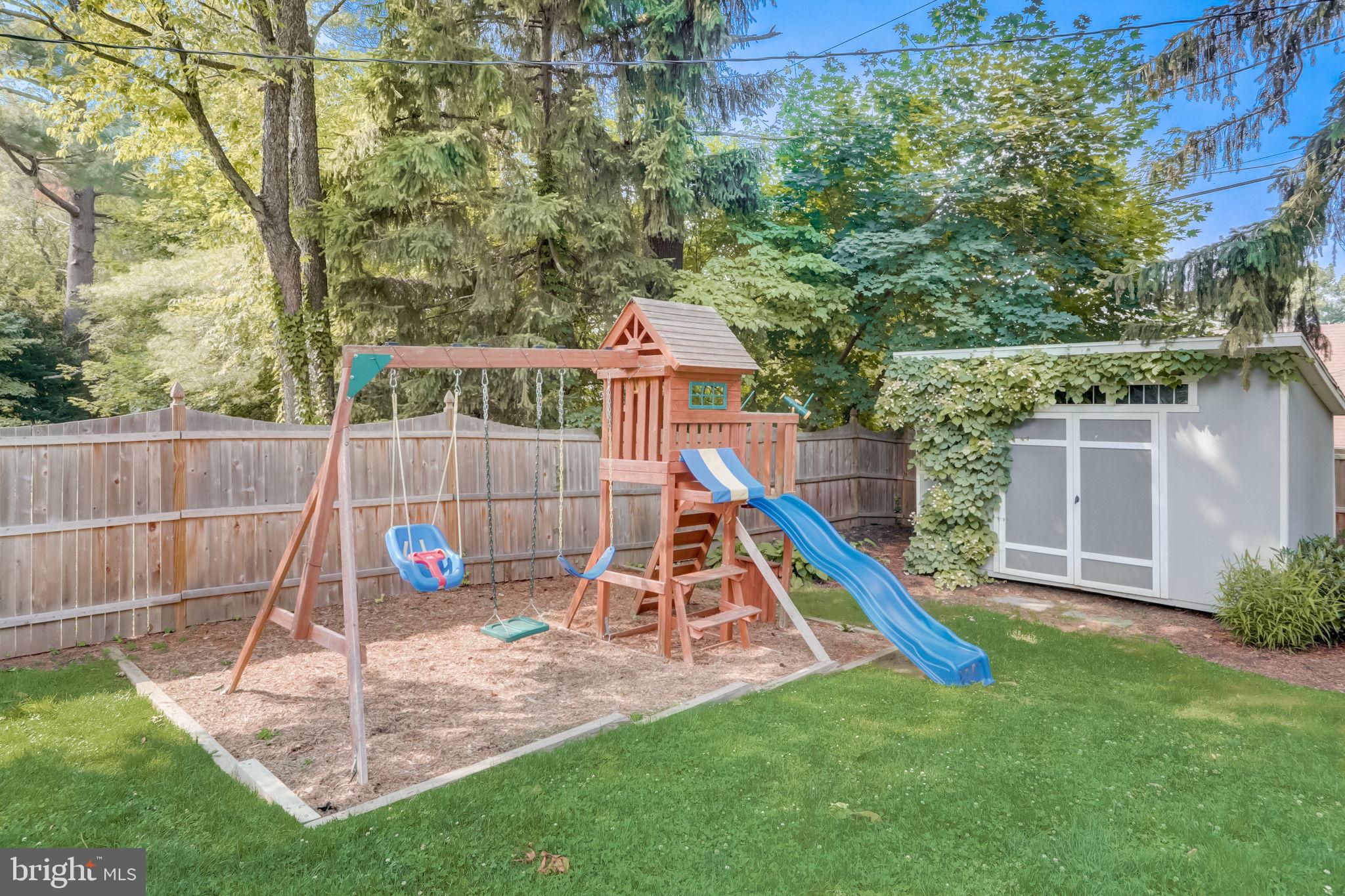 82 Tee Road Oreland, PA 19075 - Photo 36 of 39 Playset & shed