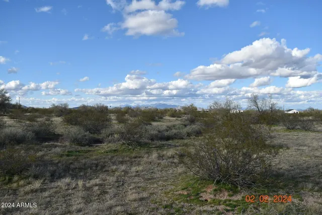 a view of a city and mountains