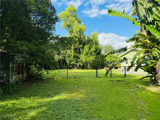 a view of green field with grass