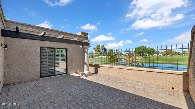a view of a house with a outdoor space