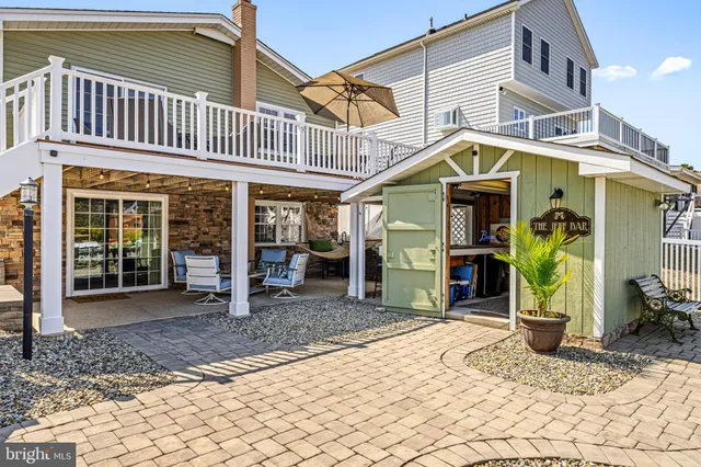 a view of a house with a patio