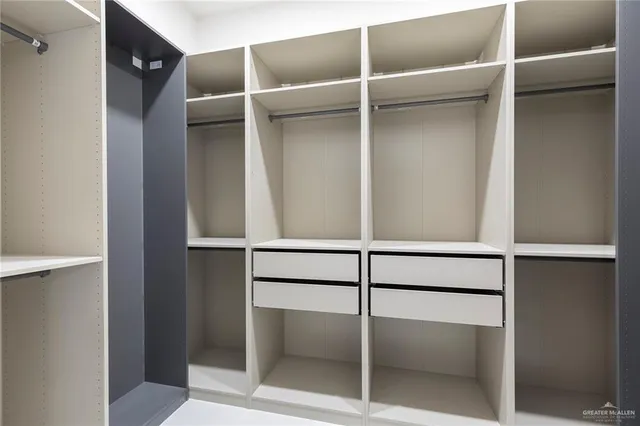 a view of an empty room