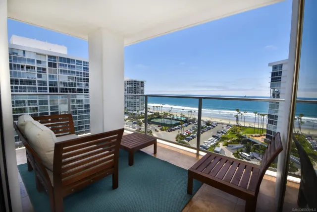 a view of balcony with couch
