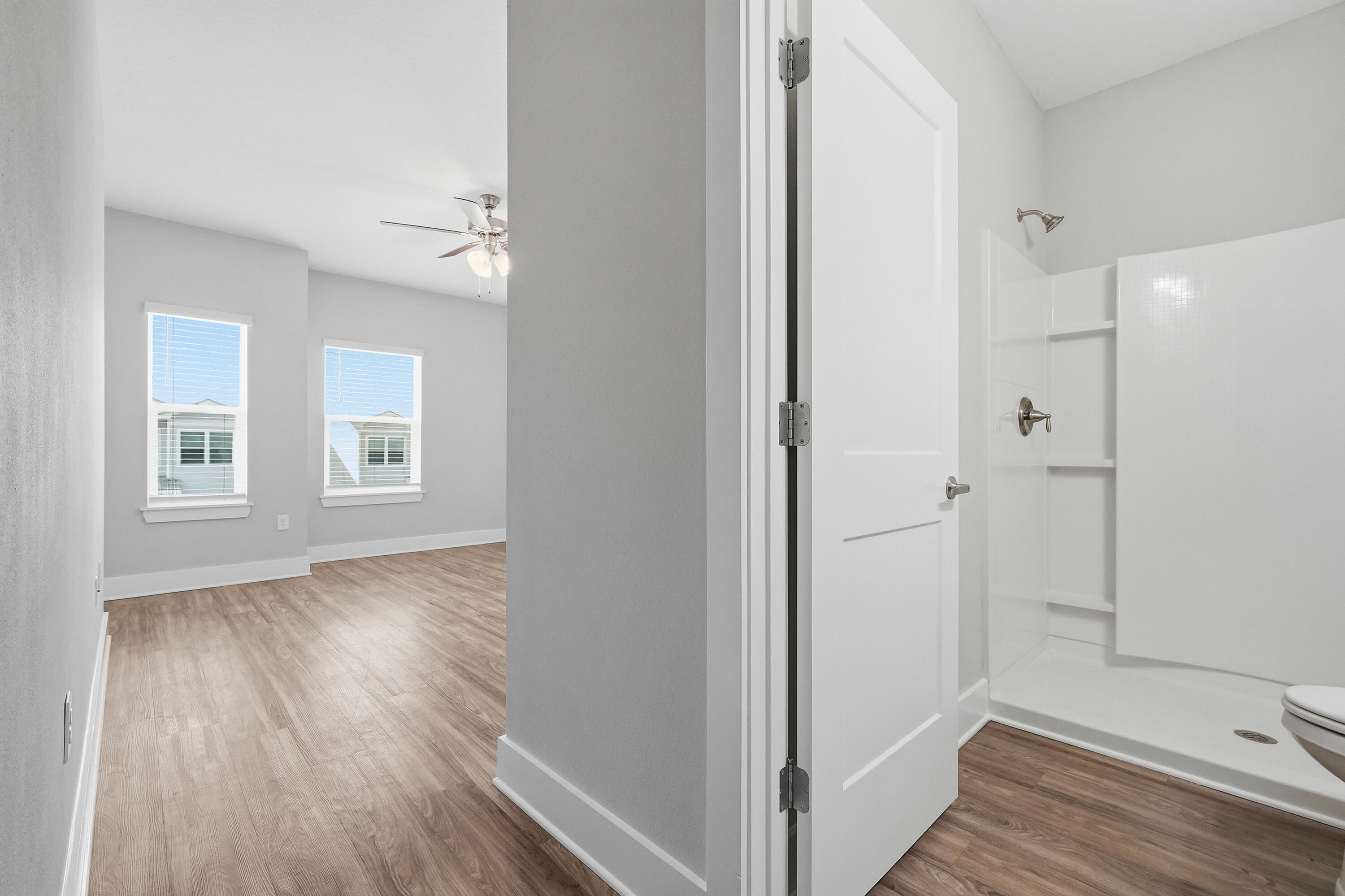 246 North Sand Palm Road Freeport, FL 32439 - Photo 18 of 42 wooden floor in an empty room