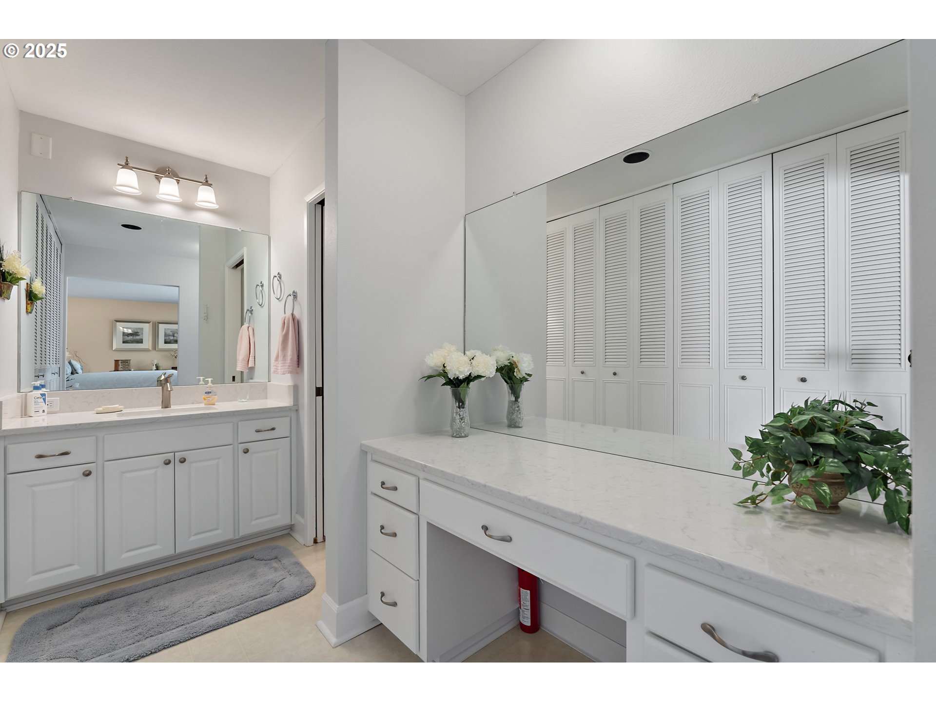 15730 Southwest Greens Way Portland, OR 97224 - Photo 26 of 42 a bathroom with a sink and a mirror