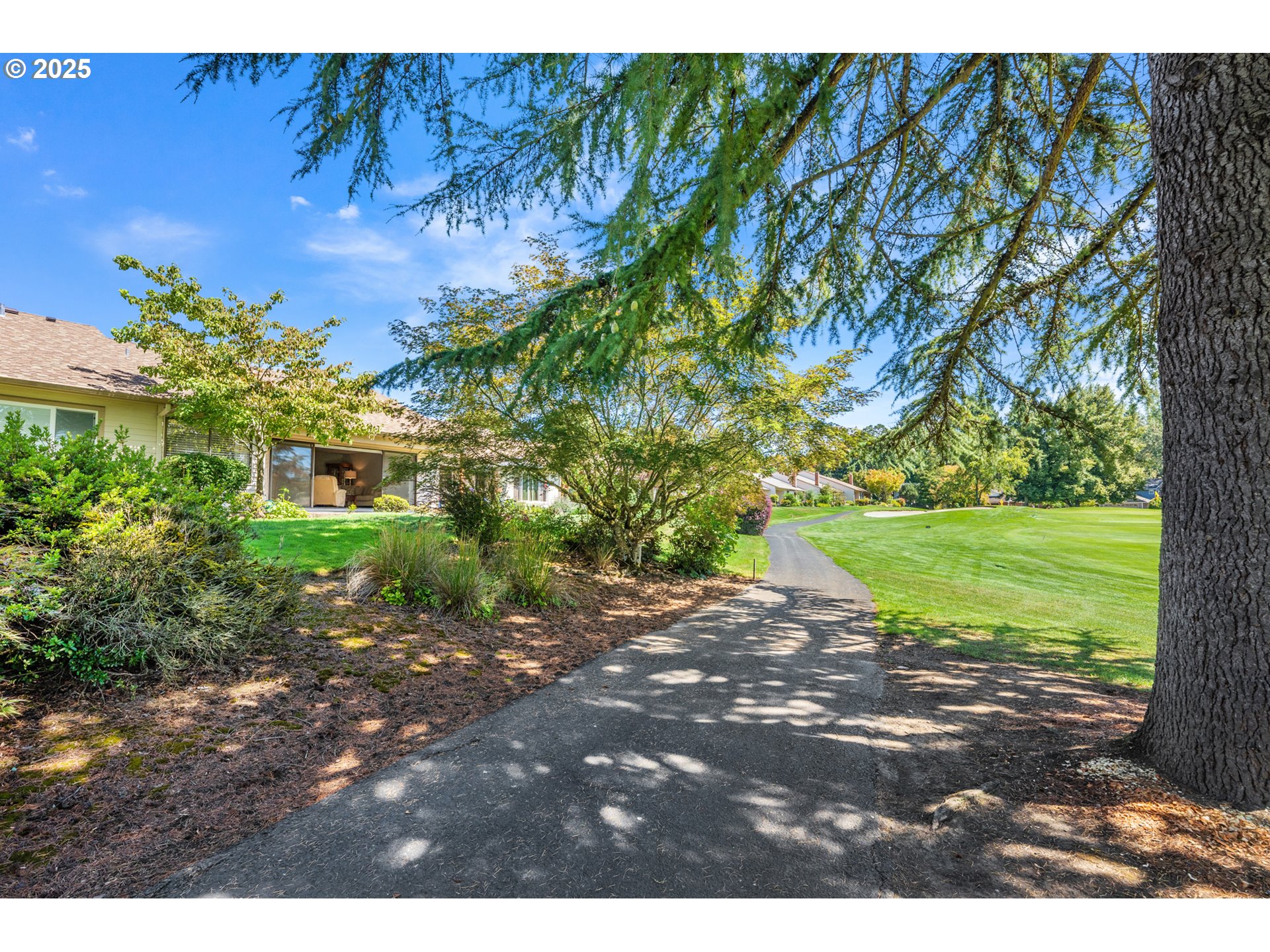 15730 Southwest Greens Way Portland, OR 97224 - Photo 36 of 42 a view of a yard with plants and large trees