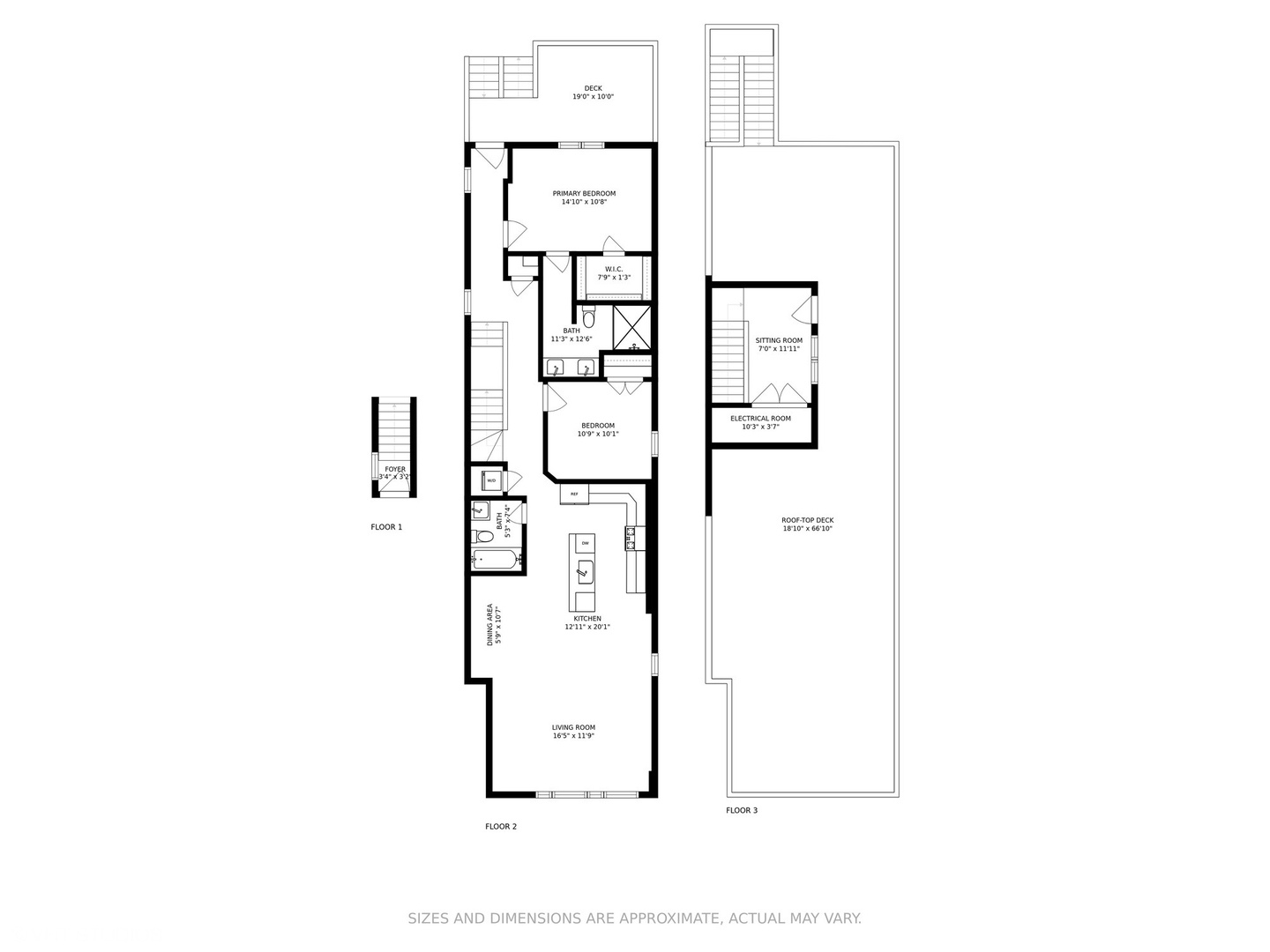 1532 North Artesian Avenue, Unit 3 Chicago, IL 60622 - Photo 23 of 25 a picture of a bathroom with a shower