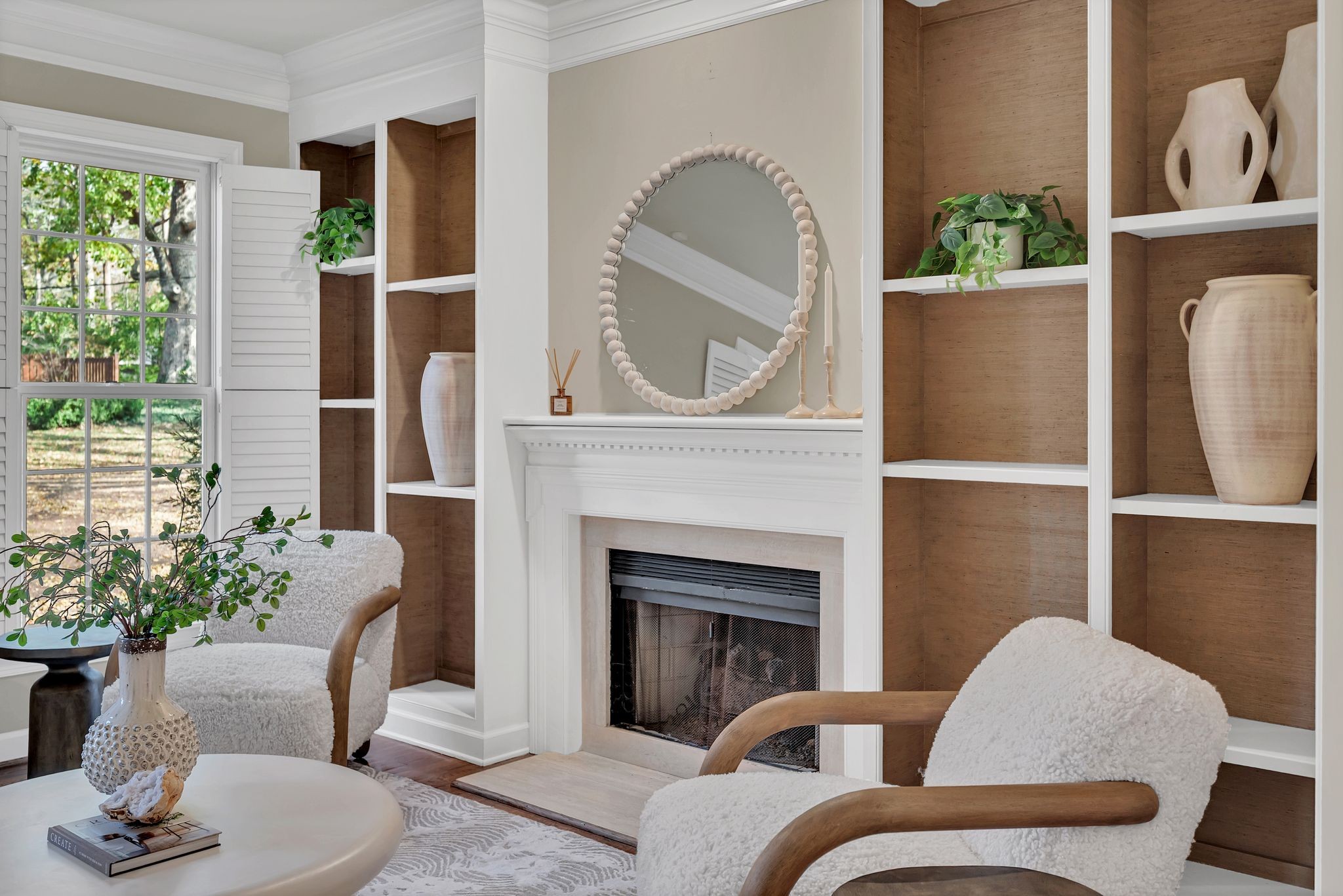 620 Estes Road Nashville, TN 37215 - Photo 8 of 40 a living room with furniture and a fireplace