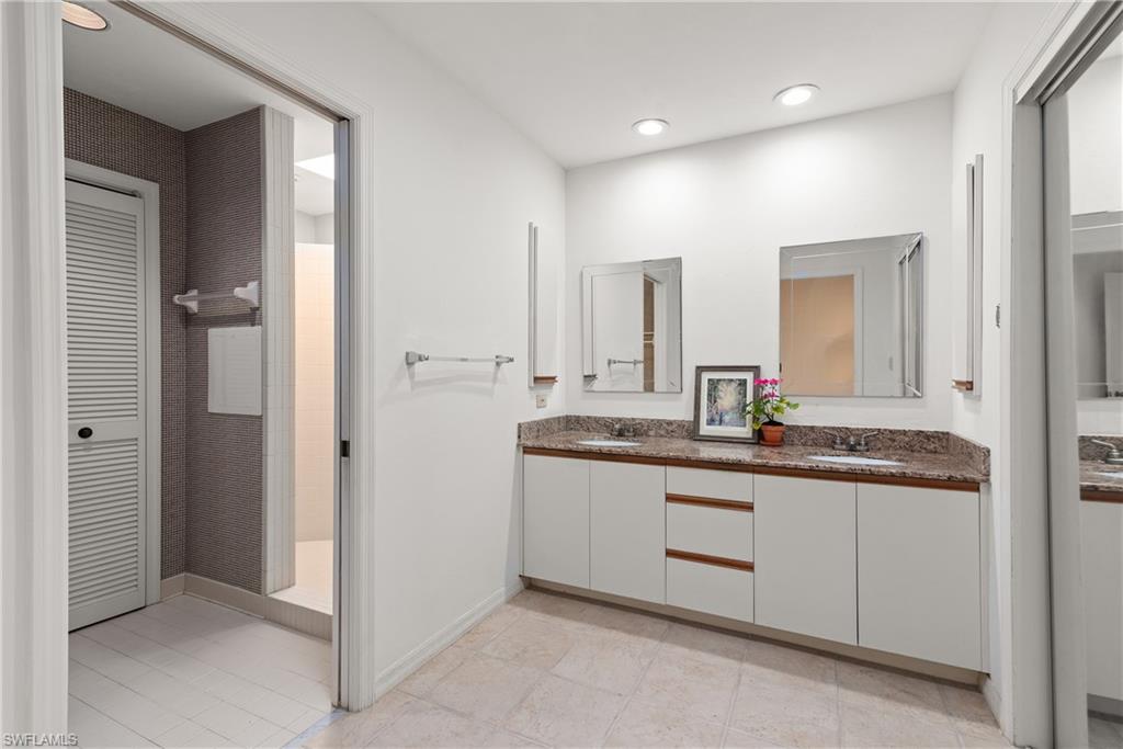 2287 Queens Way Naples, FL 34112 - Photo 14 of 21 Large master Bathroom master shower. Separate and private vanity area.
