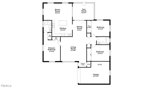 a view of outdoor space with garden