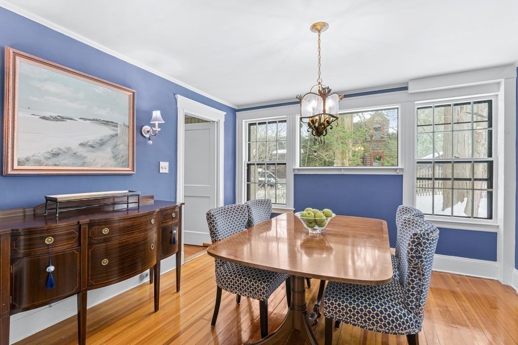 115 Conant Road Weston, MA 02493 - Photo 8 of 31 a view of a dining room with furniture window and outside view