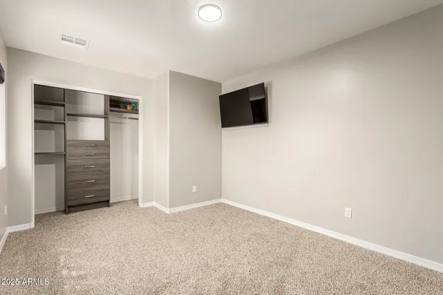 a view of an empty room