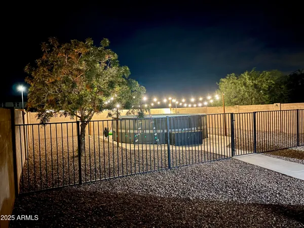 a view of a fence