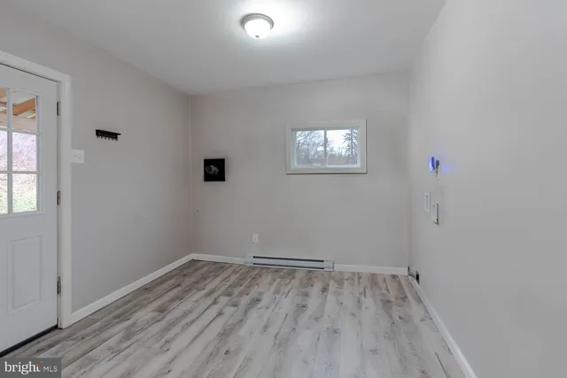 wooden floor in an empty room