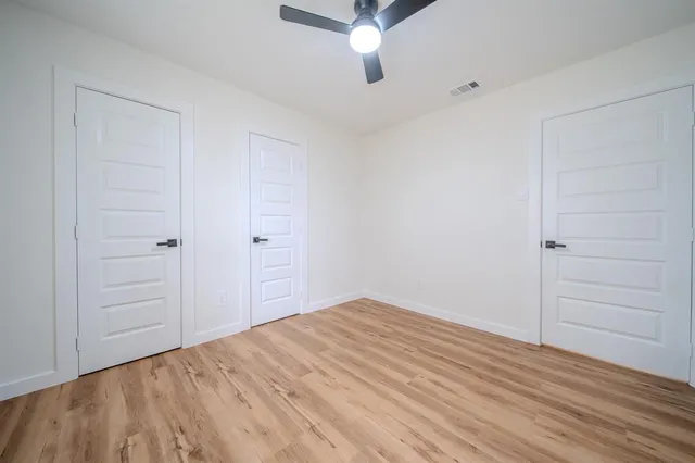 wooden floor in an empty room
