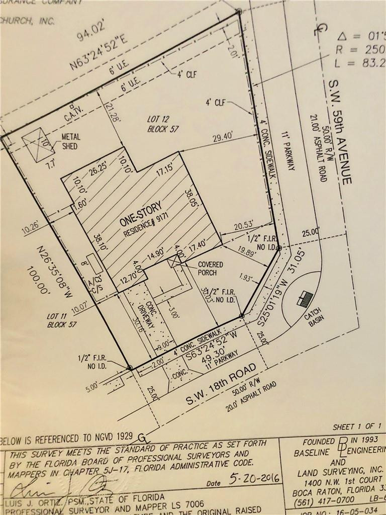 9171 Southwest 18th Road Boca Raton, FL 33428 - Photo 21 of 22 LARGE CORNER LOT