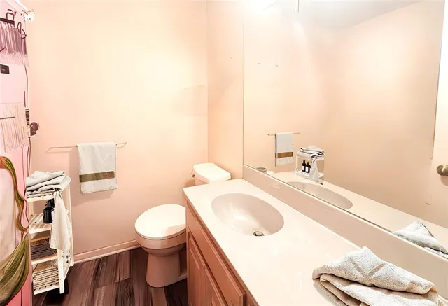 a bathroom with a sink and a toilet