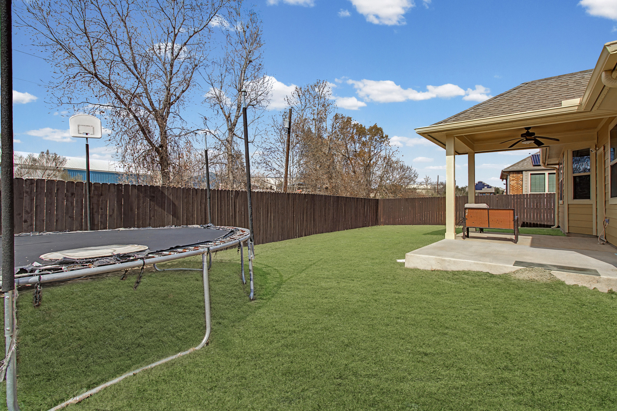 501 Silver Trail Round Rock, TX 78664 - Photo 22 of 22 a view of a backyard with wooden fence