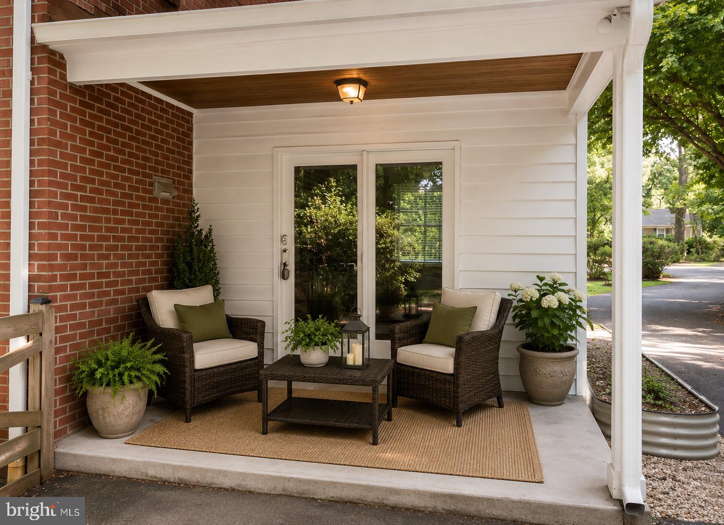 1100 Notley Road Silver Spring, MD 20904 - Photo 42 of 54 Virtually Staged covered rear porch; so charming!