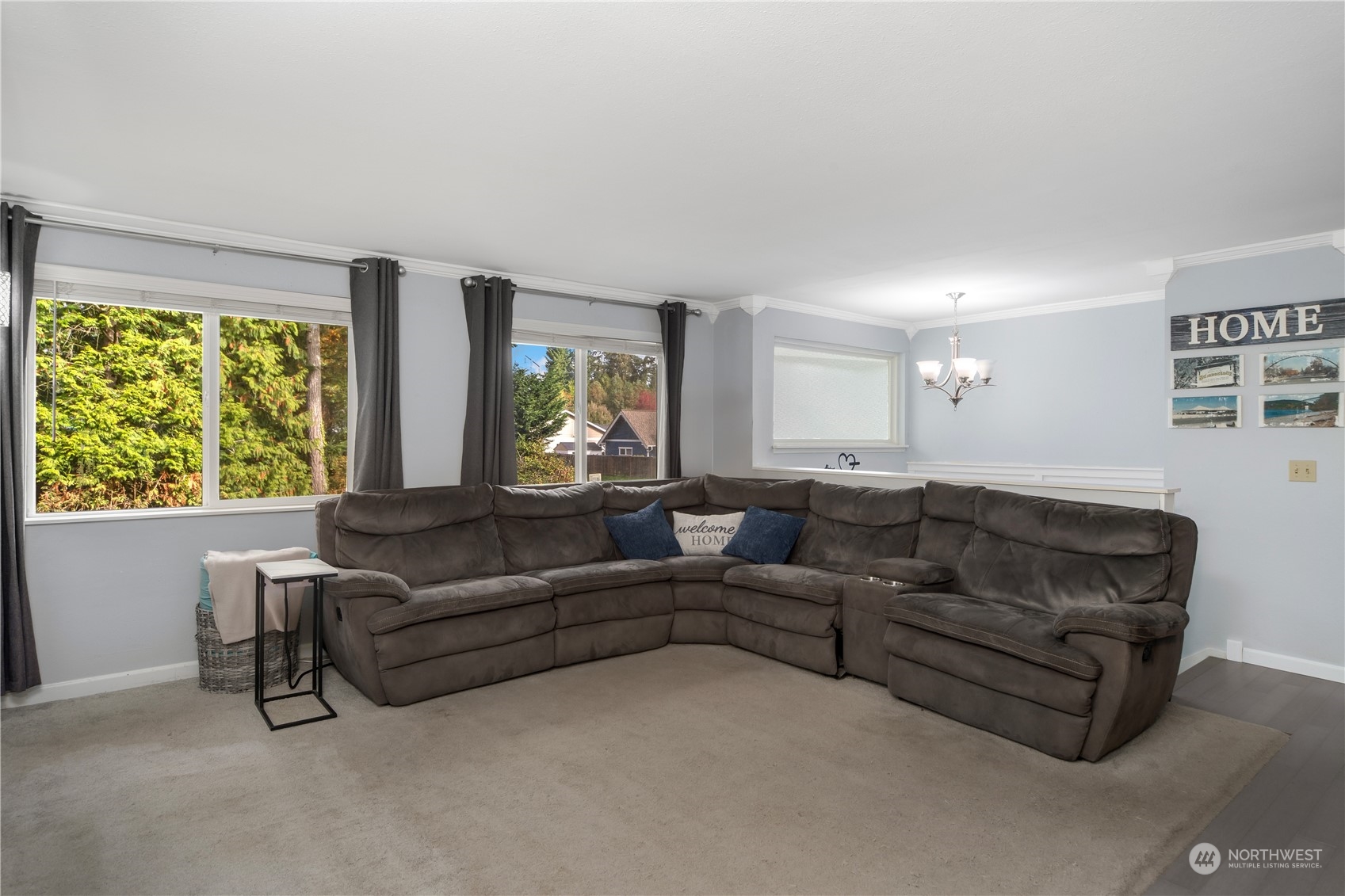 2401 Northeast John Carlson Road Bremerton, WA 98311 - Photo 5 of 36 a living room with furniture and a large window