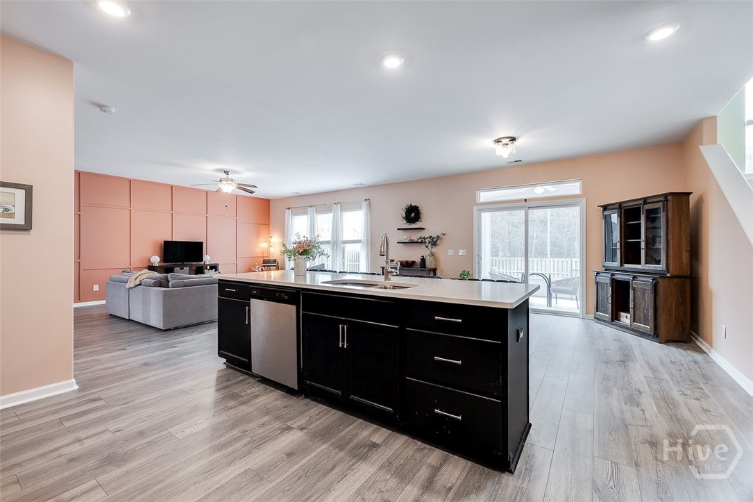 87 Melody Drive Pooler, GA 31322 - Photo 19 of 46 Open floorpan from the kitchen