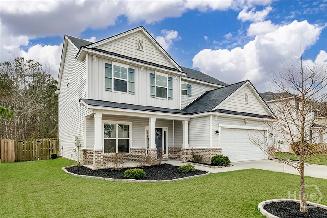 87 Melody Drive Pooler, GA 31322 - Photo 3 of 46 Nice front porch and two car garage
