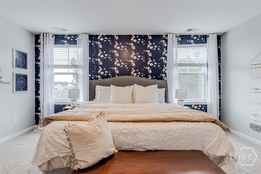 87 Melody Drive Pooler, GA 31322 - Photo 32 of 46 Gorgeous wallpaper feature wall