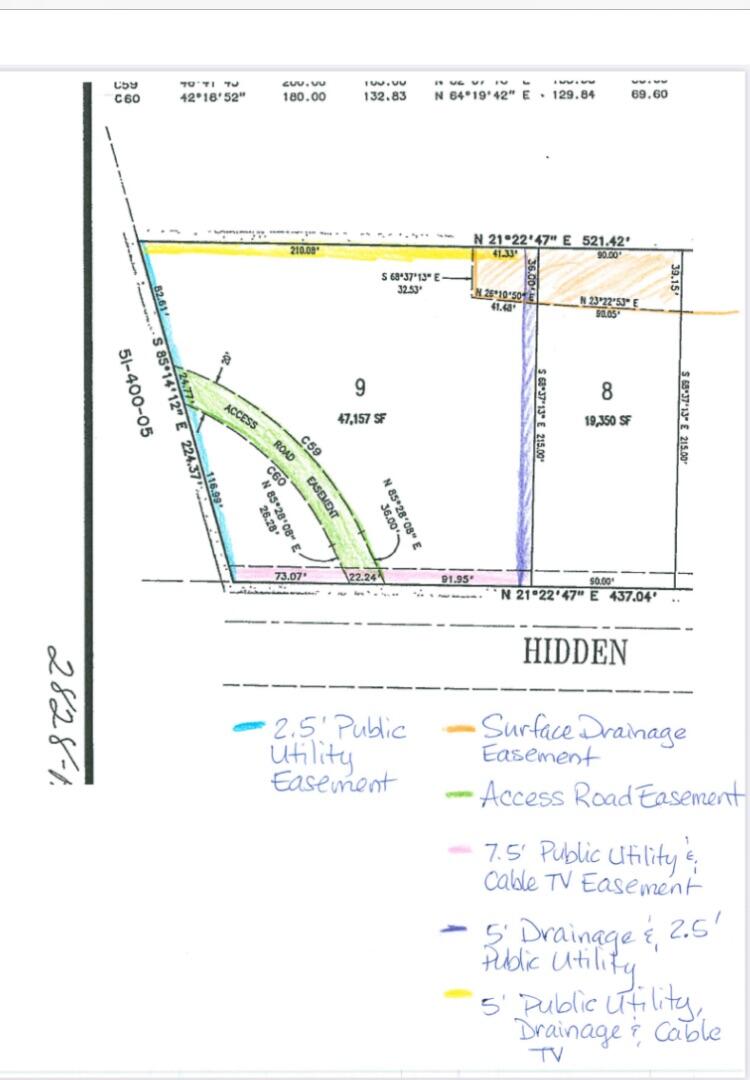 4841 West Hidden Valley Drive Reno, NV 89502 - Photo 36 of 36 Easements map