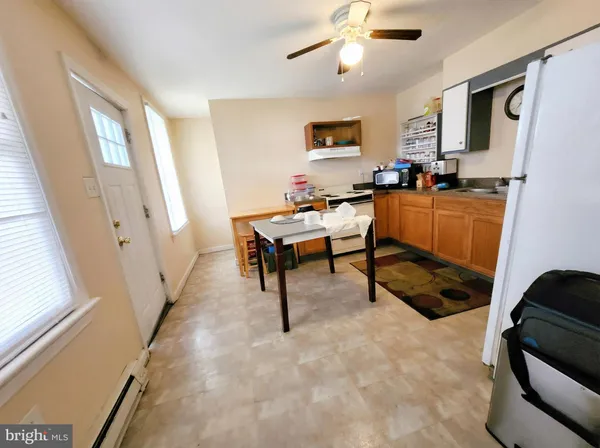 a room with furniture and a window