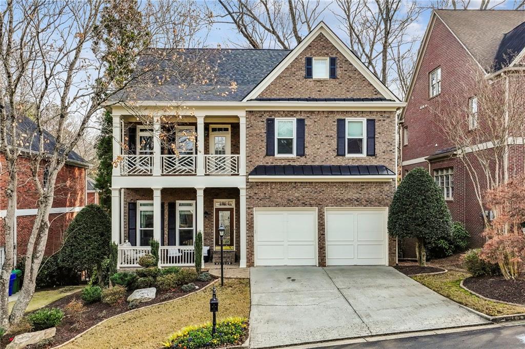 3519 High Grove Way Atlanta, GA 30319 - Photo 36 of 38 a front view of a house with garden