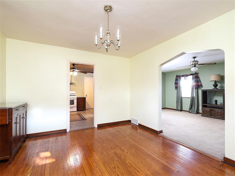 336 Highland Road Pittsburgh, PA 15235 - Photo 7 of 25 Dining Room, open to Living and Kitchen