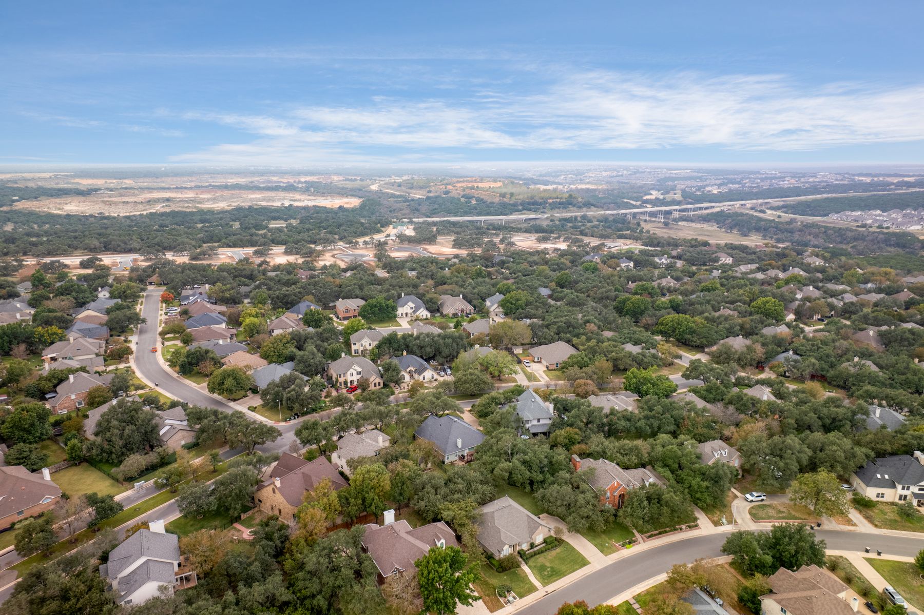 300 River Ridge Drive Georgetown, TX 78628 - Photo 28 of 32 Aerial perspective of suburban area