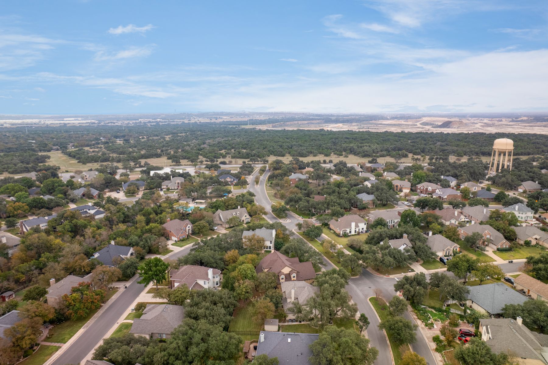 300 River Ridge Drive Georgetown, TX 78628 - Photo 29 of 32 Aerial view of residential area