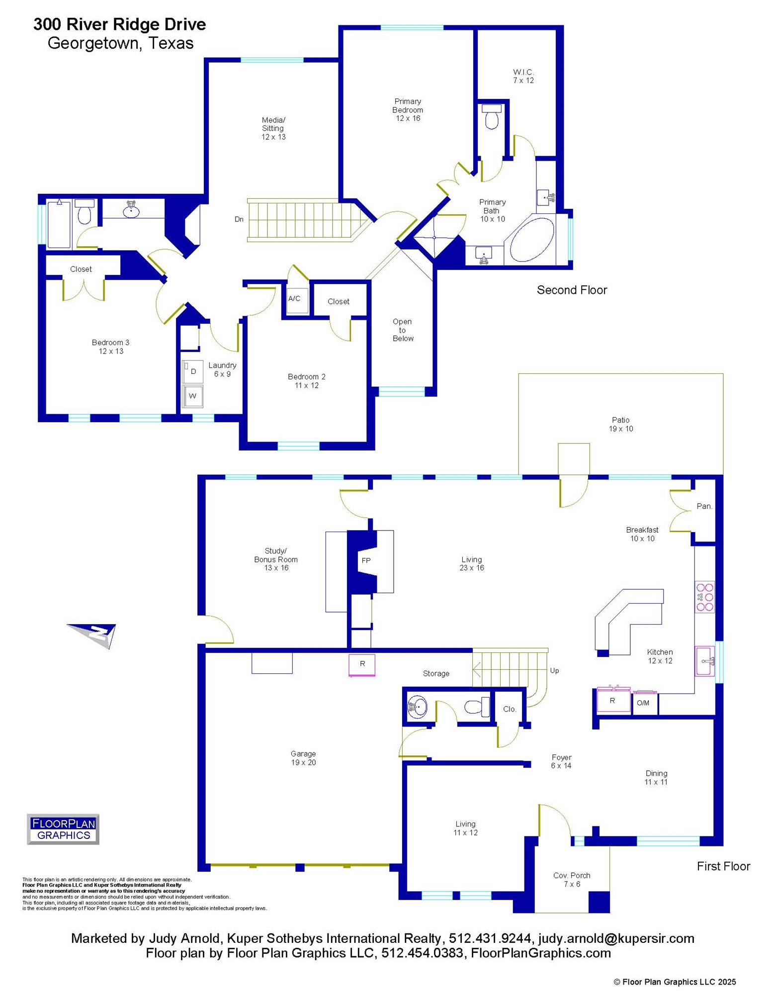 300 River Ridge Drive Georgetown, TX 78628 - Photo 32 of 32 View of floor plan / room layout
