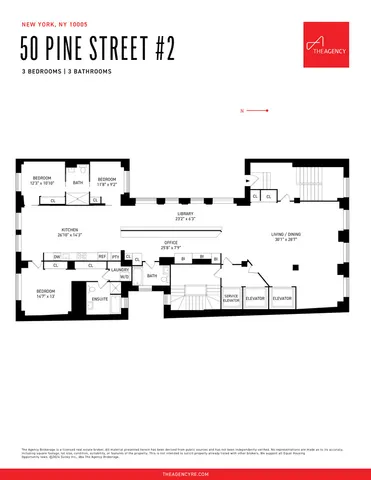 $2,000,000 | 50 Pine Street, Unit 2 | Financial District