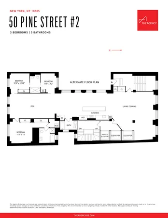 $2,000,000 | 50 Pine Street, Unit 2 | Financial District