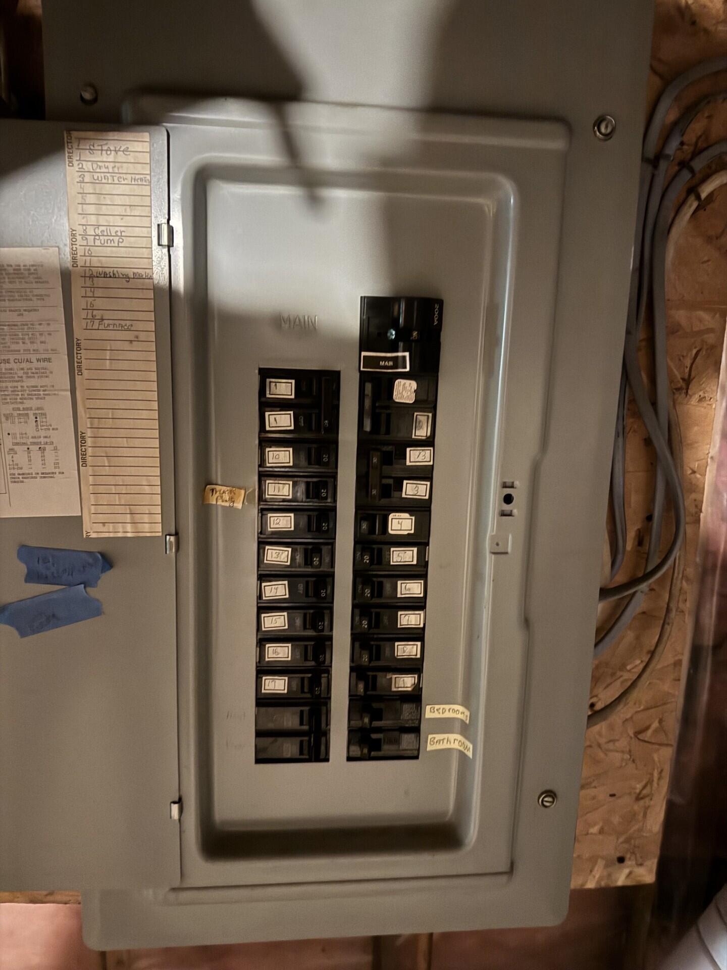 237 Foxcroft Road Houlton, ME 04730 - Photo 39 of 42 Electric Panel (237 Foxcroft Road)