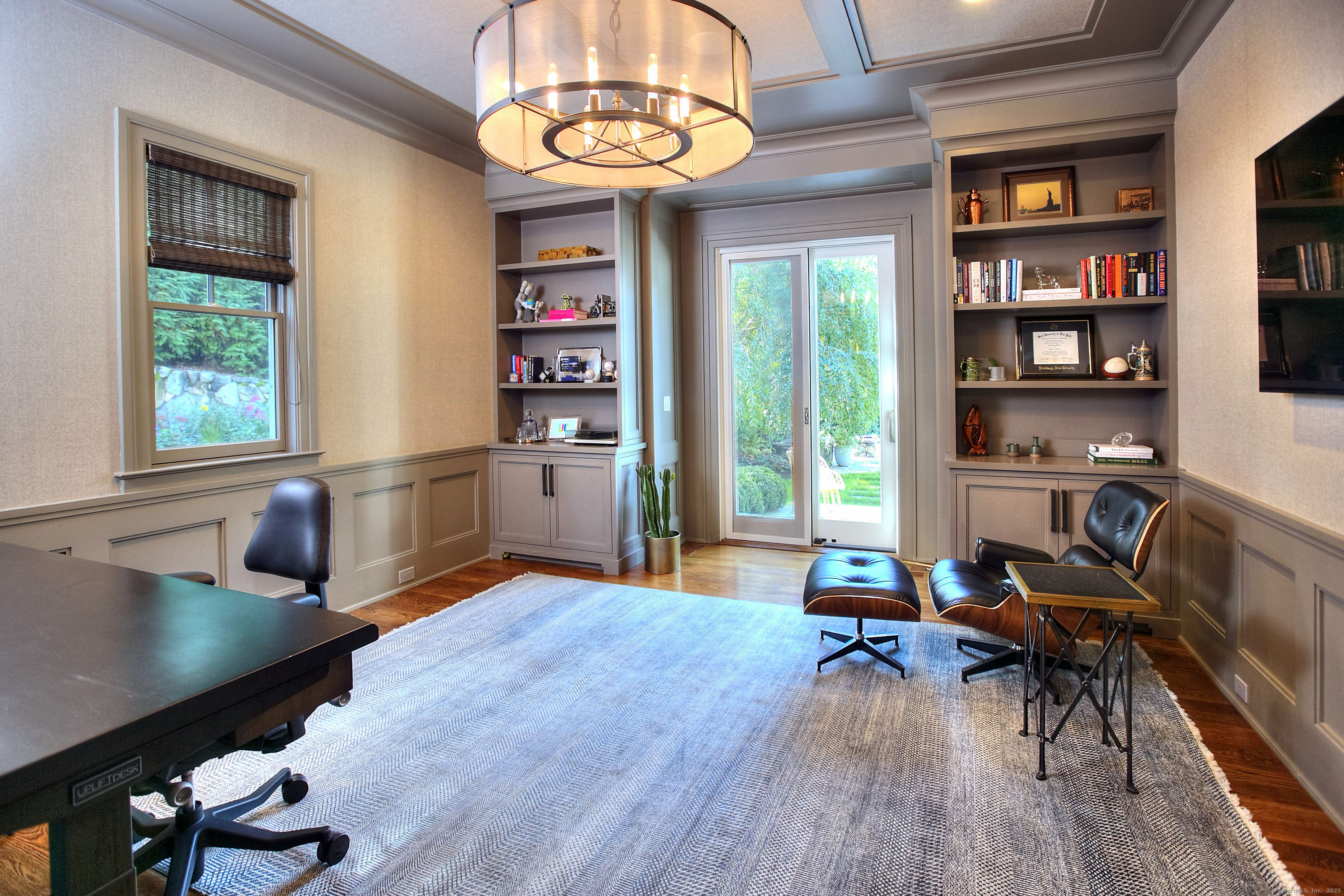 10 Debra Lane Westport, CT 06880 - Photo 12 of 40 a living room with furniture and a wooden floor