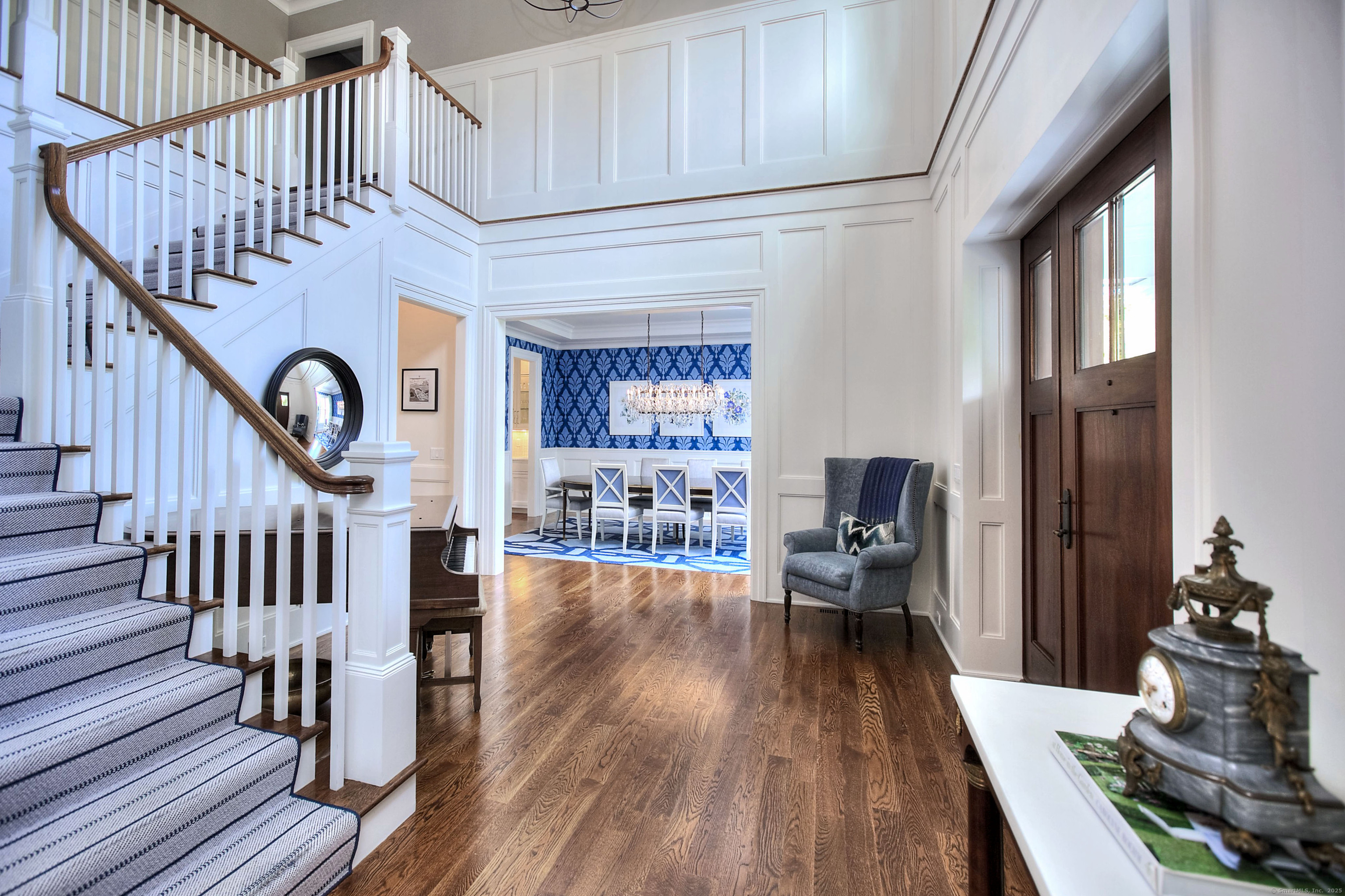 10 Debra Lane Westport, CT 06880 - Photo 10 of 40 a view of entryway livingroom and hall with wooden floor