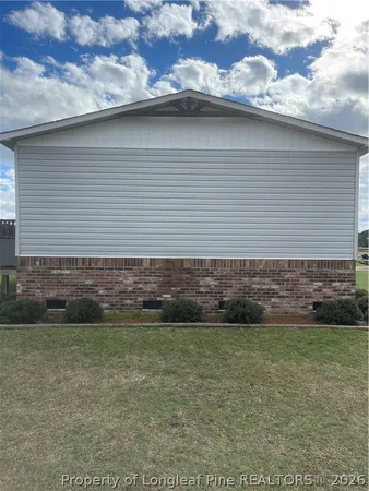 a backyard of a house