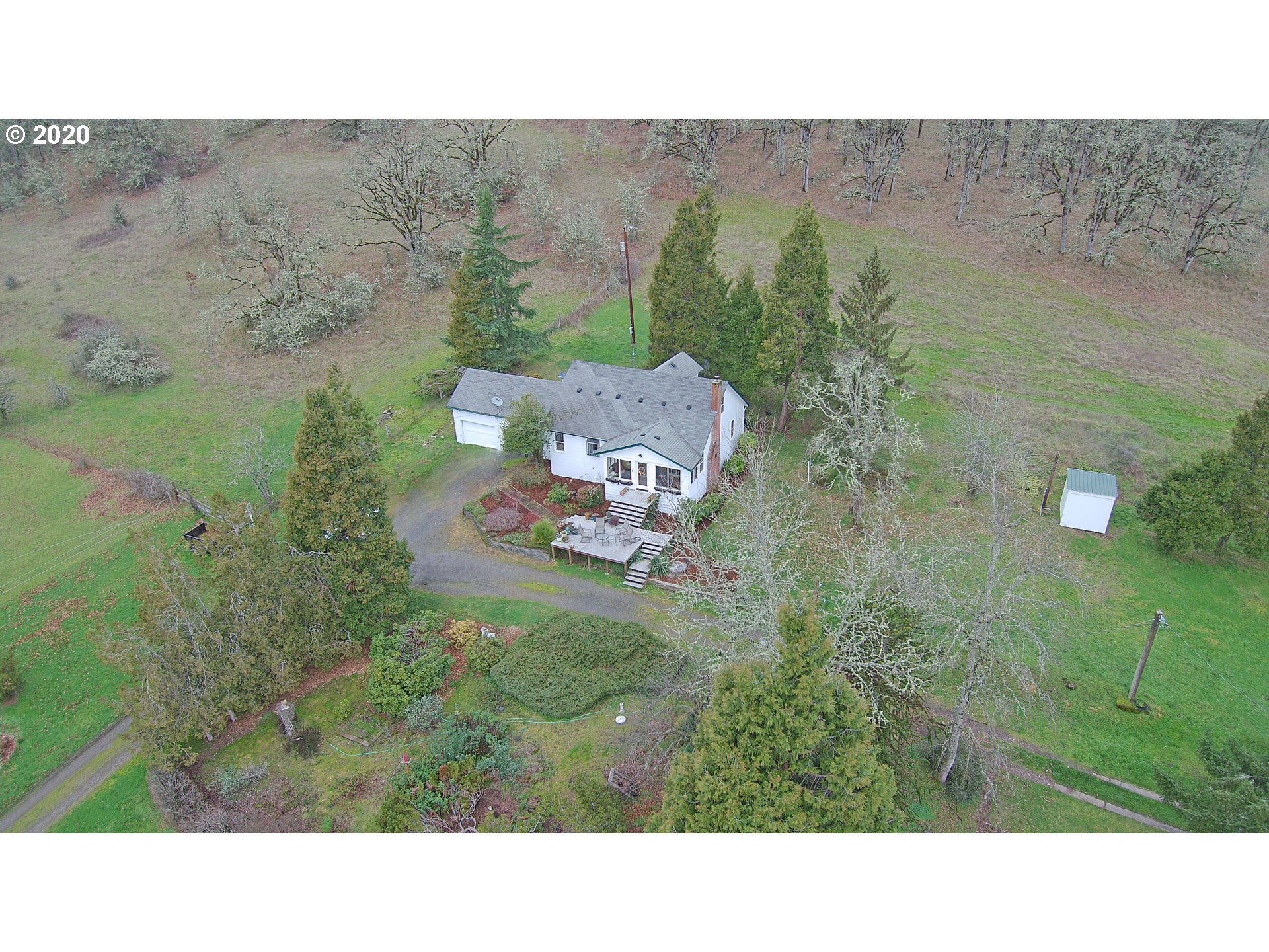 33763 Dillard Road Eugene, OR 97405 - Photo 1 of 32 a upper view of a house with a yard