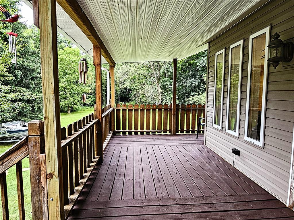 615 Fallen Timbers Road Point Marion, PA 15474 - Photo 17 of 44 a view of a wooden deck